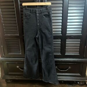 Very High Rise Black Jeans